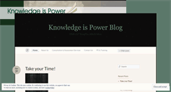 Desktop Screenshot of knowledge-powerblog.com