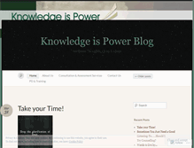Tablet Screenshot of knowledge-powerblog.com